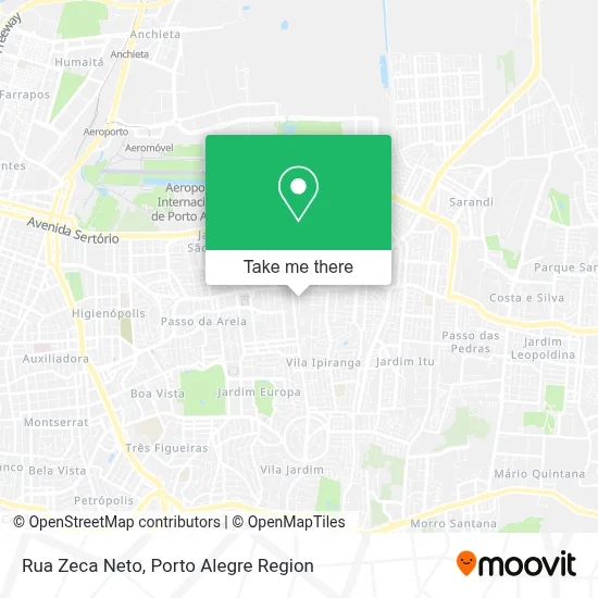 Rua Zeca Neto map
