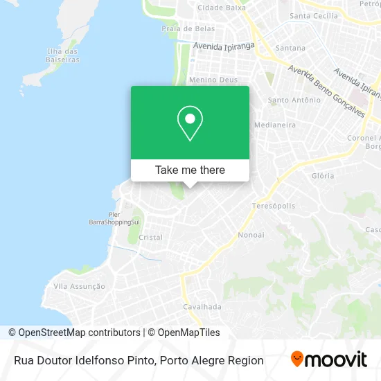 Rua Doutor Idelfonso Pinto map