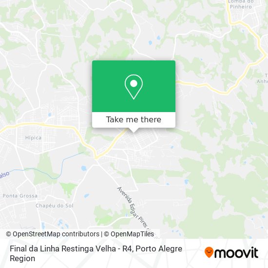 Final da Linha Restinga Velha - R4 map