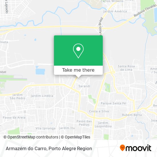 Armazém do Carro map