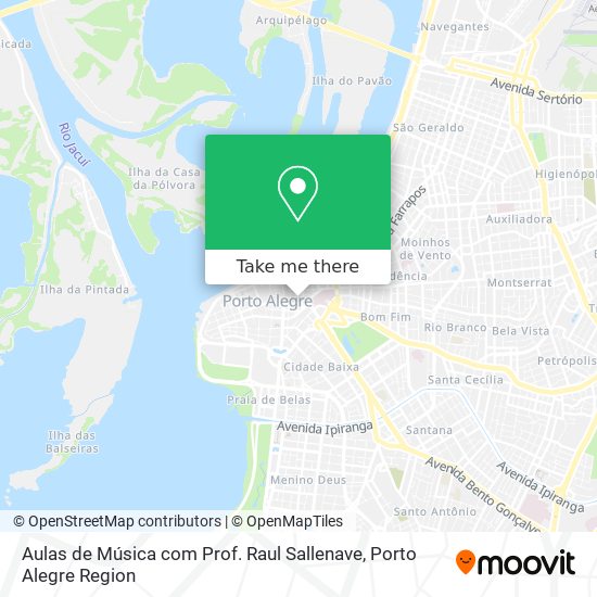 Aulas de Música com Prof. Raul Sallenave map