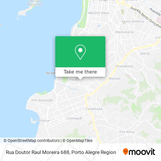 Mapa Rua Doutor Raul Moreira 688