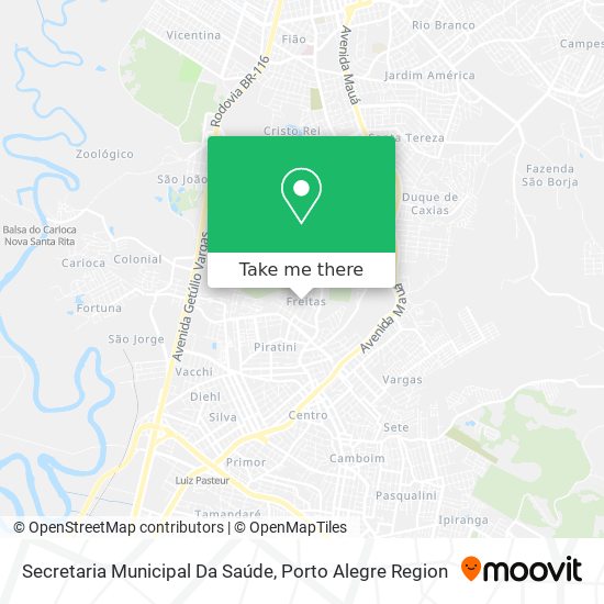 Secretaria Municipal Da Saúde map