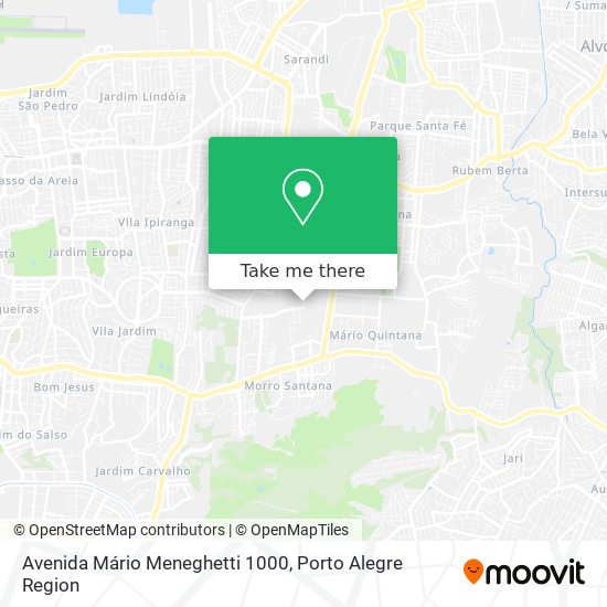 Mapa Avenida Mário Meneghetti 1000