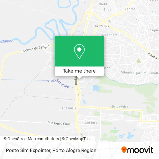 Posto Sim Expointer map
