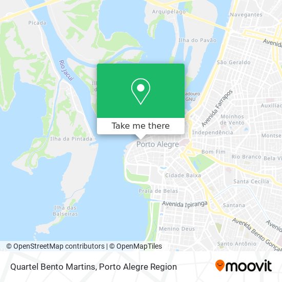 Mapa Quartel Bento Martins