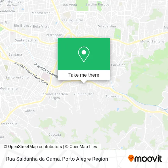 Rua Saldanha da Gama map