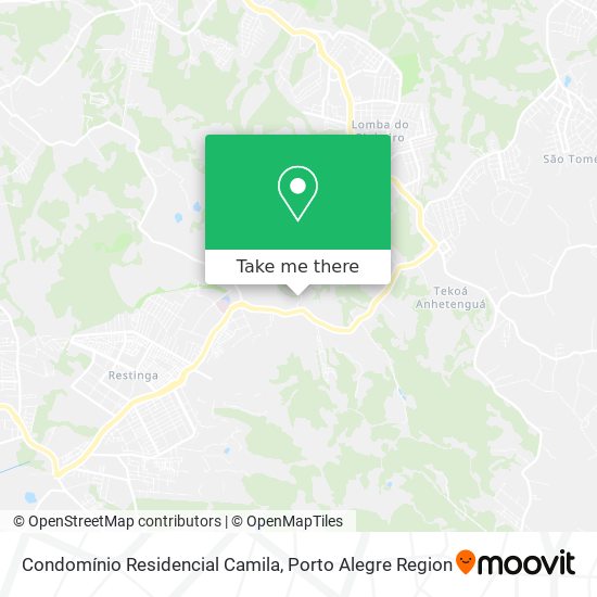 Mapa Condomínio Residencial Camila