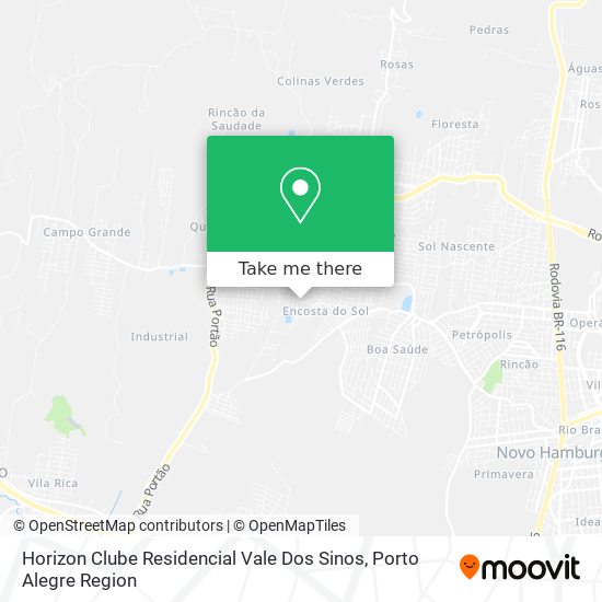 Horizon Clube Residencial Vale Dos Sinos map