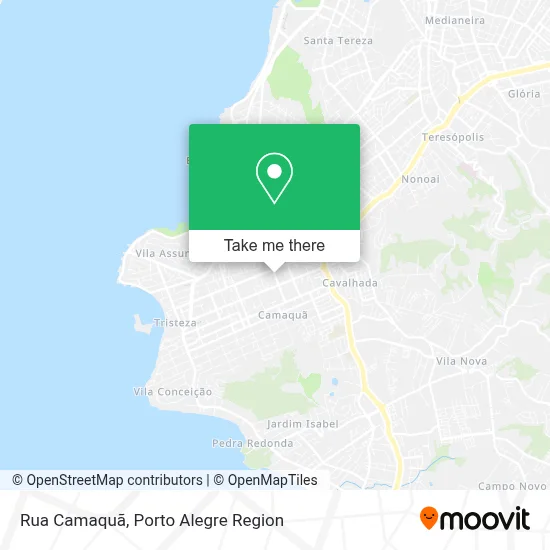 Rua Camaquã map