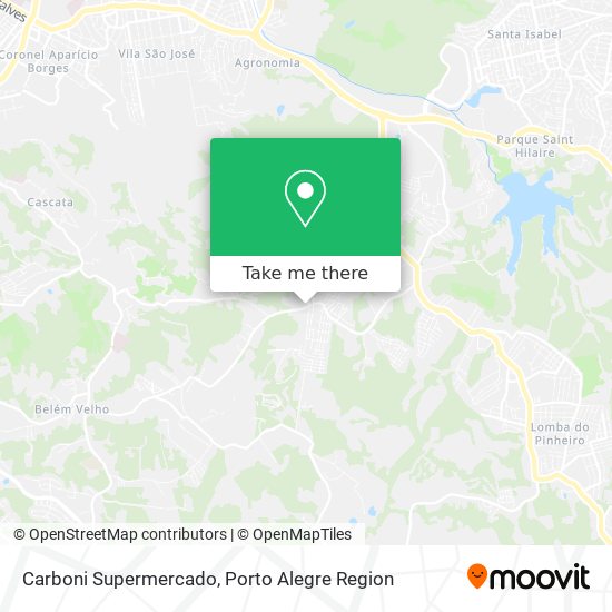 Carboni Supermercado map