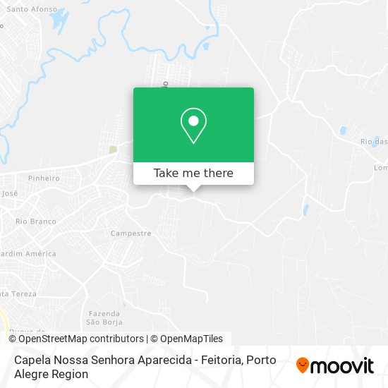 Capela Nossa Senhora Aparecida - Feitoria map
