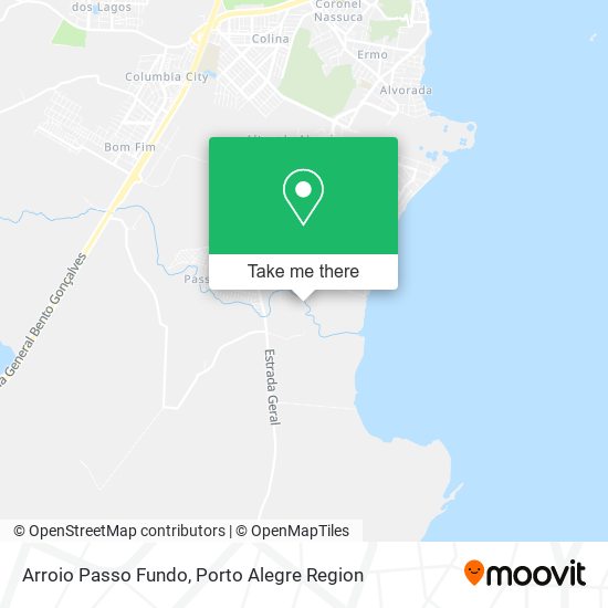 Arroio Passo Fundo map