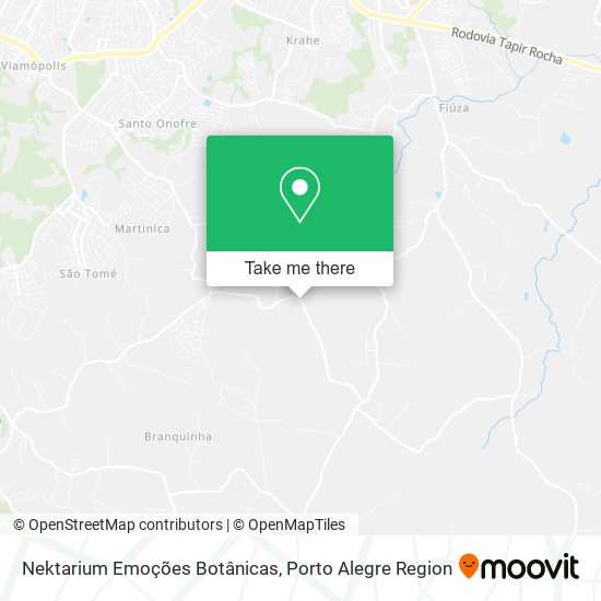 Nektarium Emoções Botânicas map