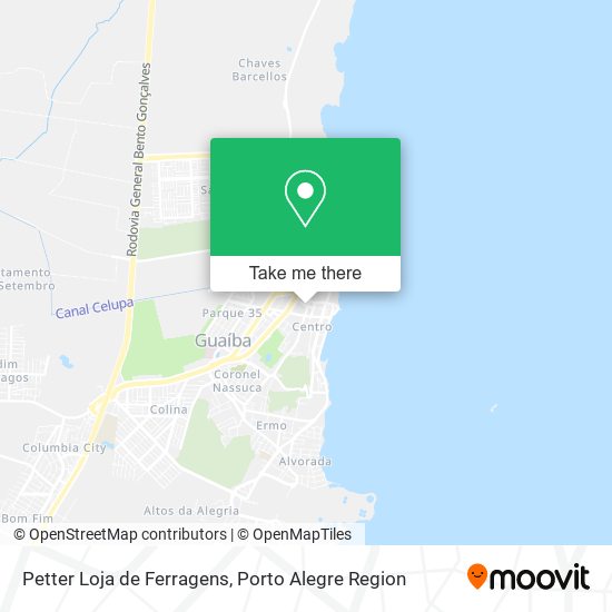 Petter Loja de Ferragens map