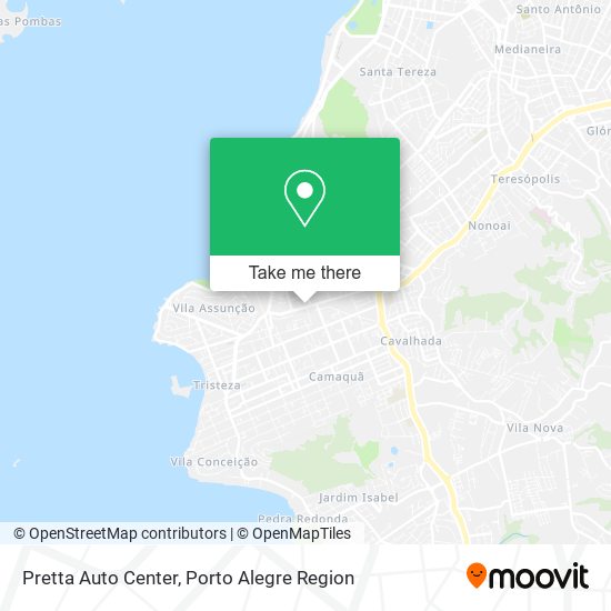 Mapa Pretta Auto Center