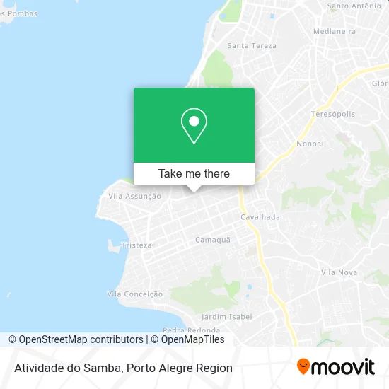 Atividade do Samba map