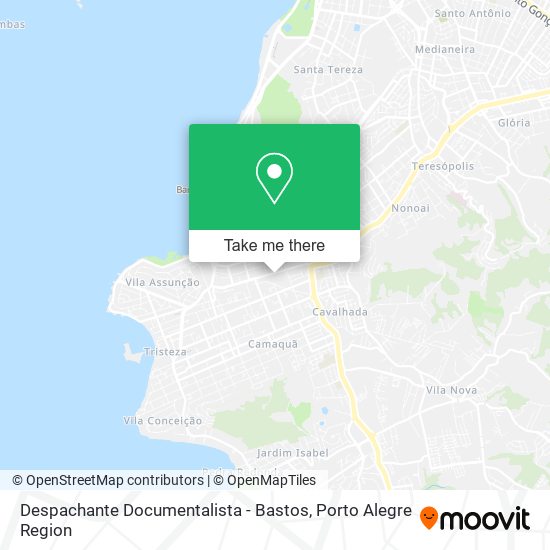 Despachante Documentalista - Bastos map