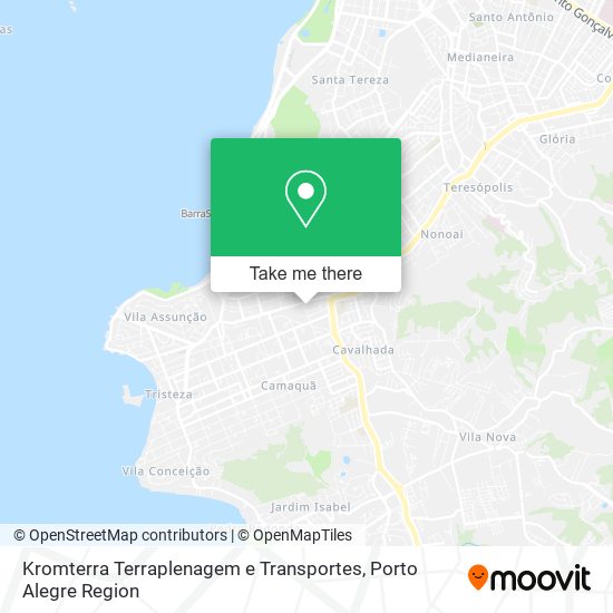 Kromterra Terraplenagem e Transportes map