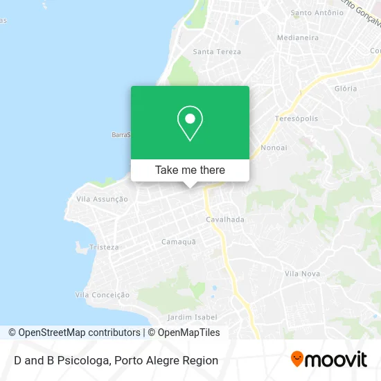 D and B Psicologa map
