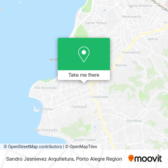 Sandro Jasnievez Arquitetura map