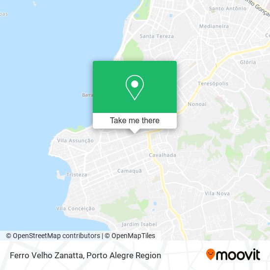 Ferro Velho Zanatta map