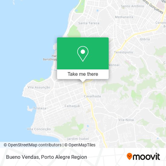 Bueno Vendas map