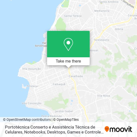 Mapa Portotécnica Conserto e Assistência Técnica de Celulares, Notebooks, Desktops, Games e Controles