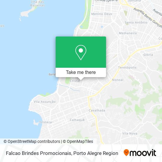 Falcao Brindes Promocionais map