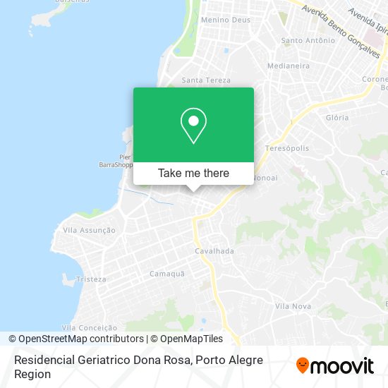Mapa Residencial Geriatrico Dona Rosa