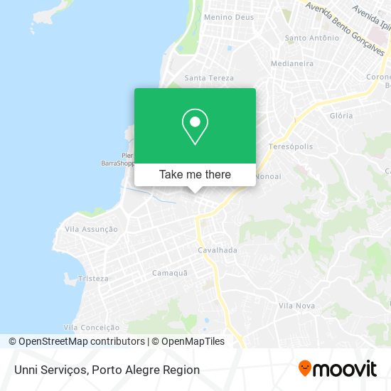 Unni Serviços map