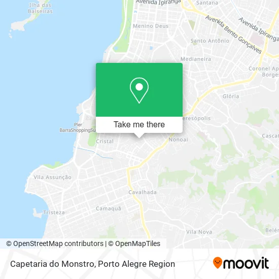 Capetaria do Monstro map
