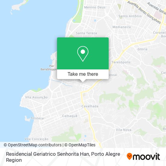 Residencial Geriatrico Senhorita Han map