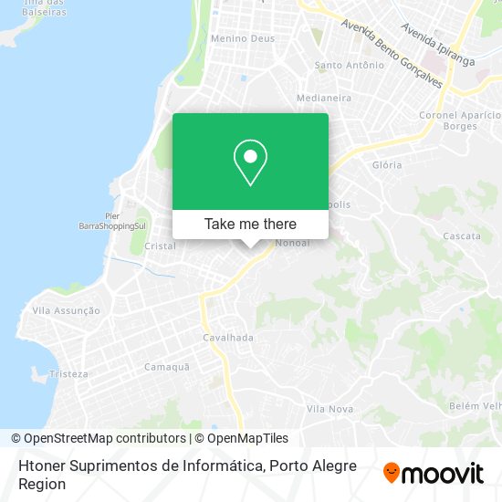 Mapa Htoner Suprimentos de Informática