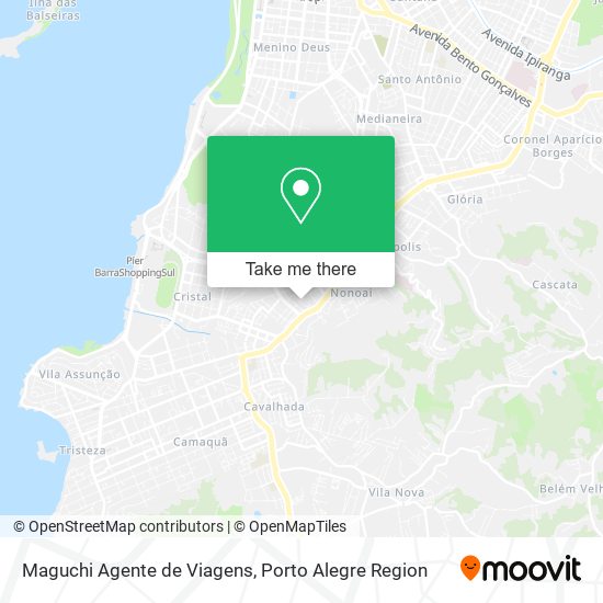 Maguchi Agente de Viagens map