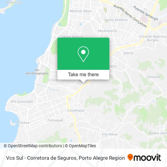 Mapa Vcs Sul - Corretora de Seguros