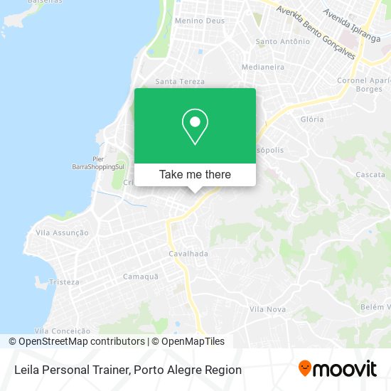 Leila Personal Trainer map