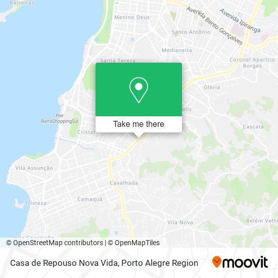 Mapa Casa de Repouso Nova Vida