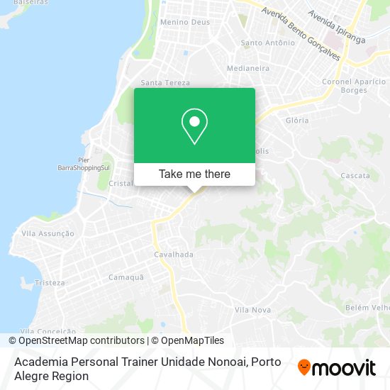 Academia Personal Trainer Unidade Nonoai map