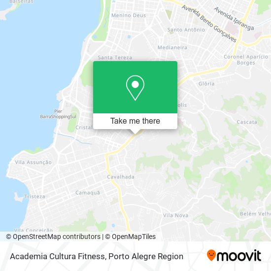 Mapa Academia Cultura Fitness
