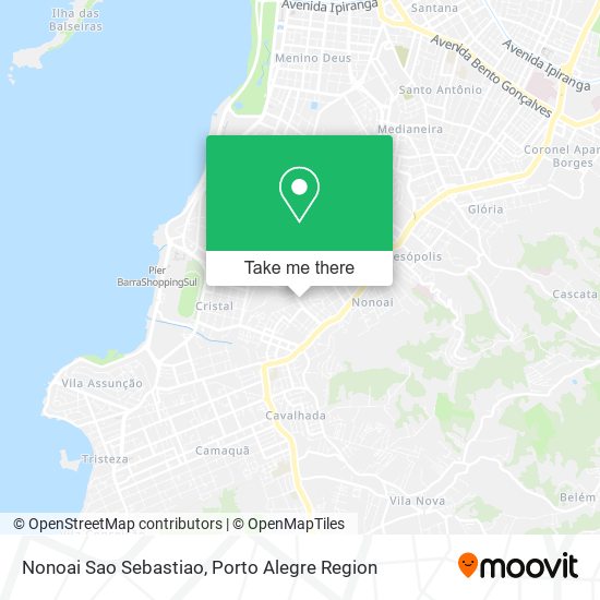 Nonoai Sao Sebastiao map