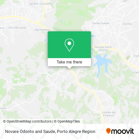 Novare Odonto and Saude map