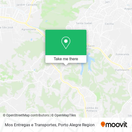 Mos Entregas e Transportes map