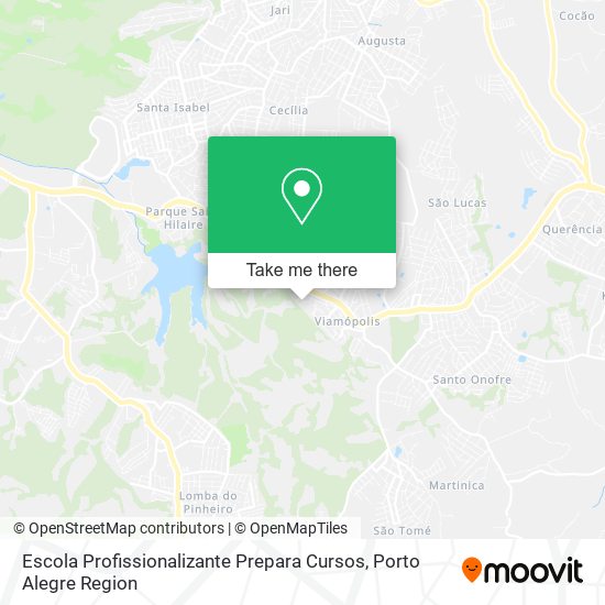 Escola Profissionalizante Prepara Cursos map