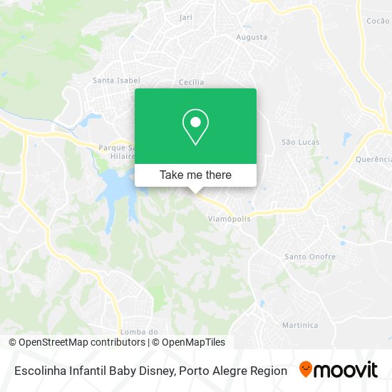 Escolinha Infantil Baby Disney map