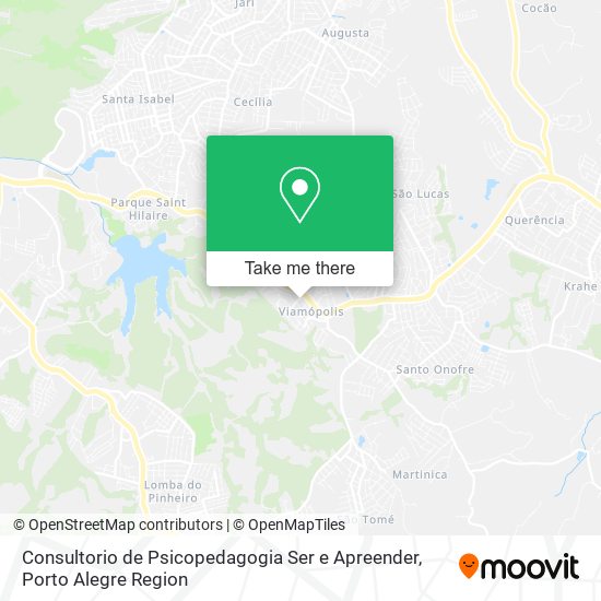 Consultorio de Psicopedagogia Ser e Apreender map