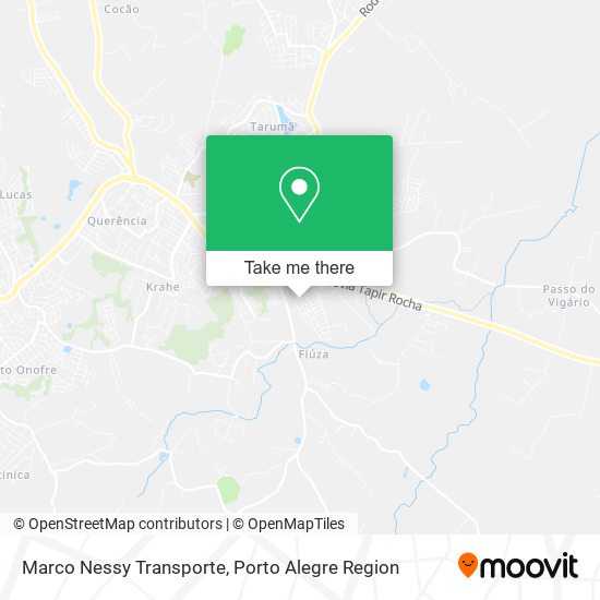 Marco Nessy Transporte map