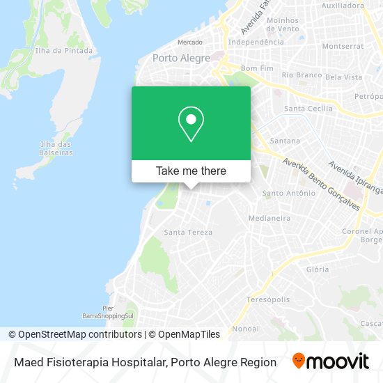 Maed Fisioterapia Hospitalar map