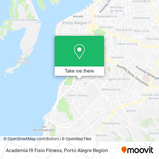 Mapa Academia I9 Fisio Fitness