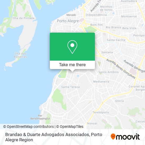 Mapa Brandao & Duarte Advogados Associados